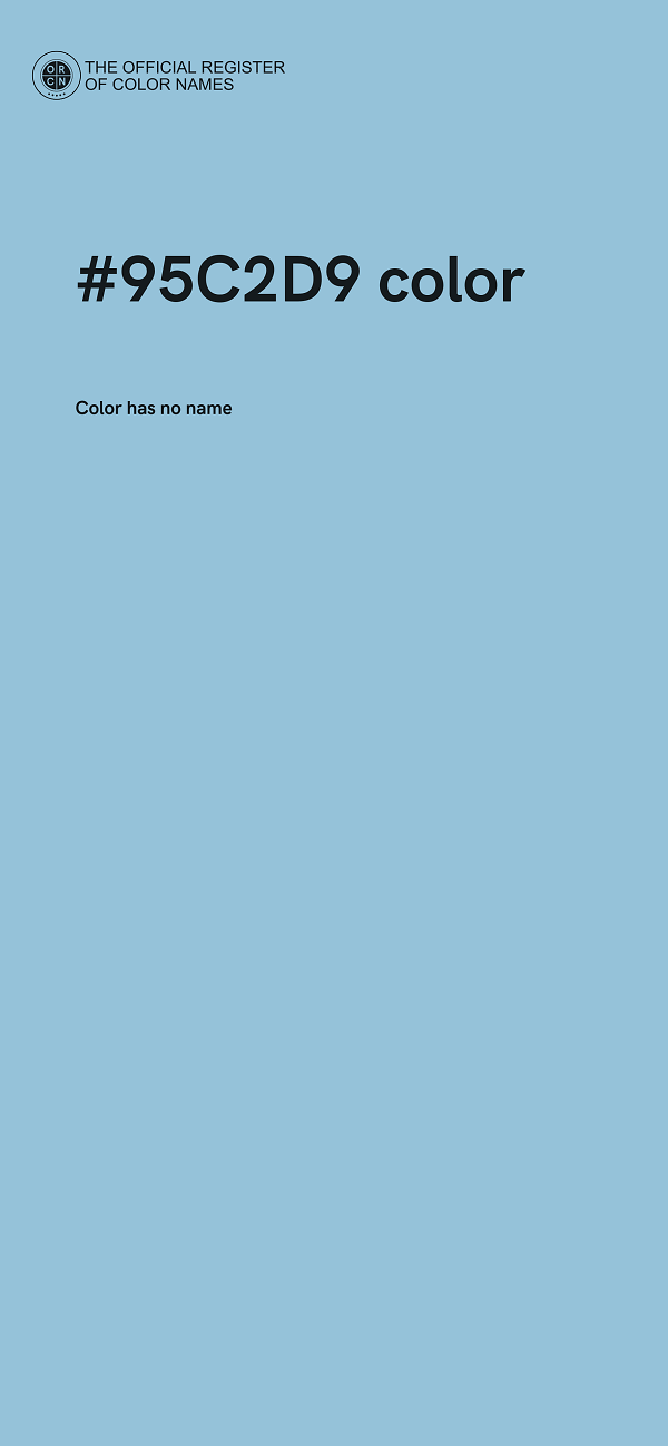#95C2D9 color image