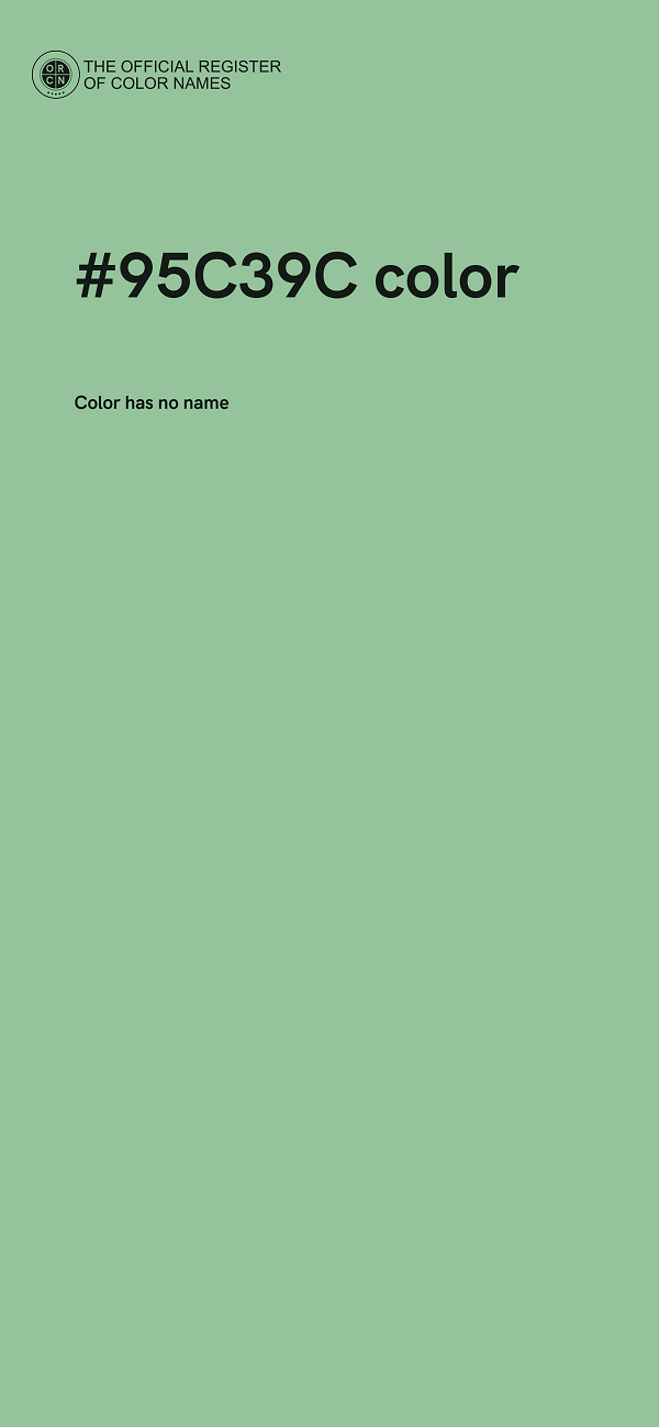#95C39C color image