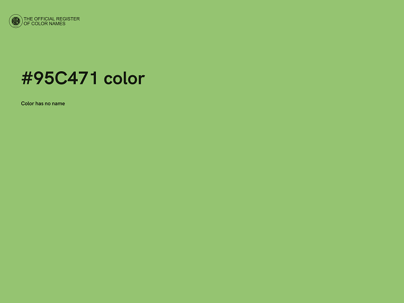 #95C471 color image