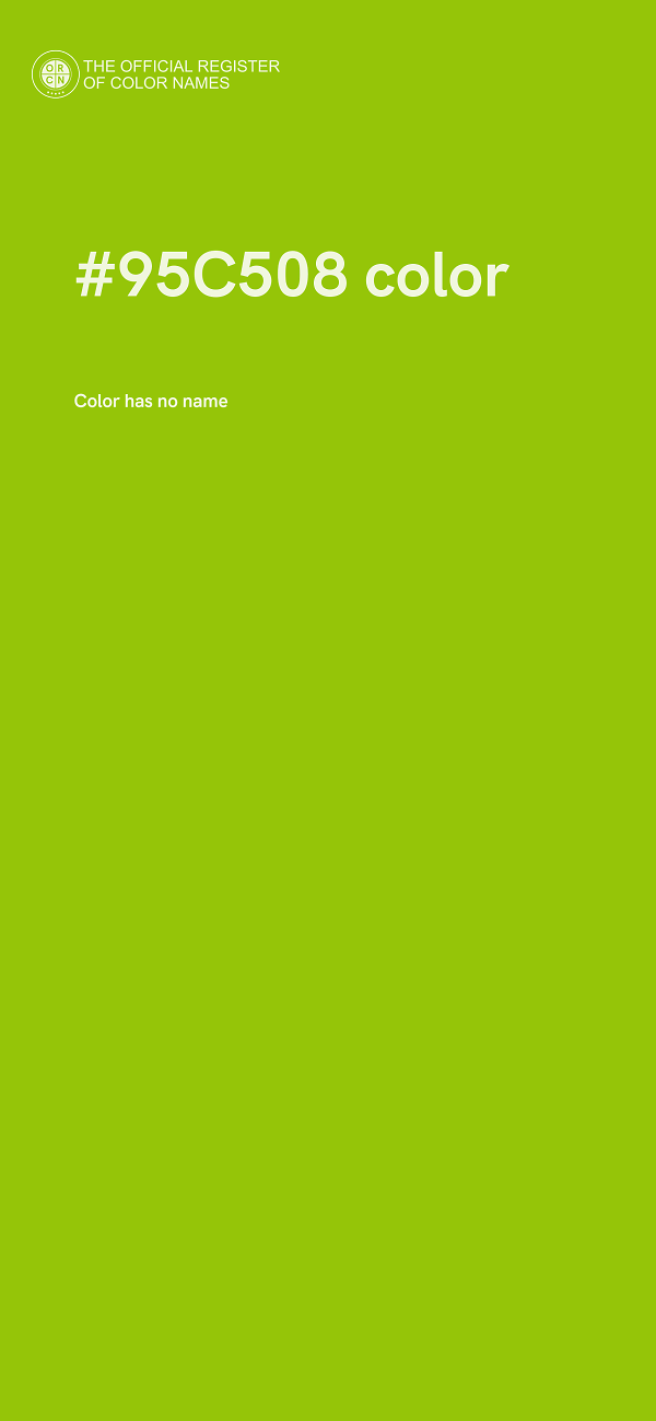 #95C508 color image