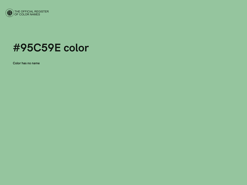 #95C59E color image