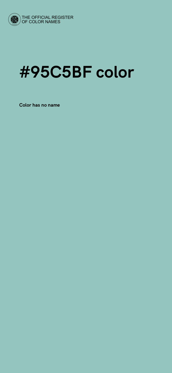 #95C5BF color image