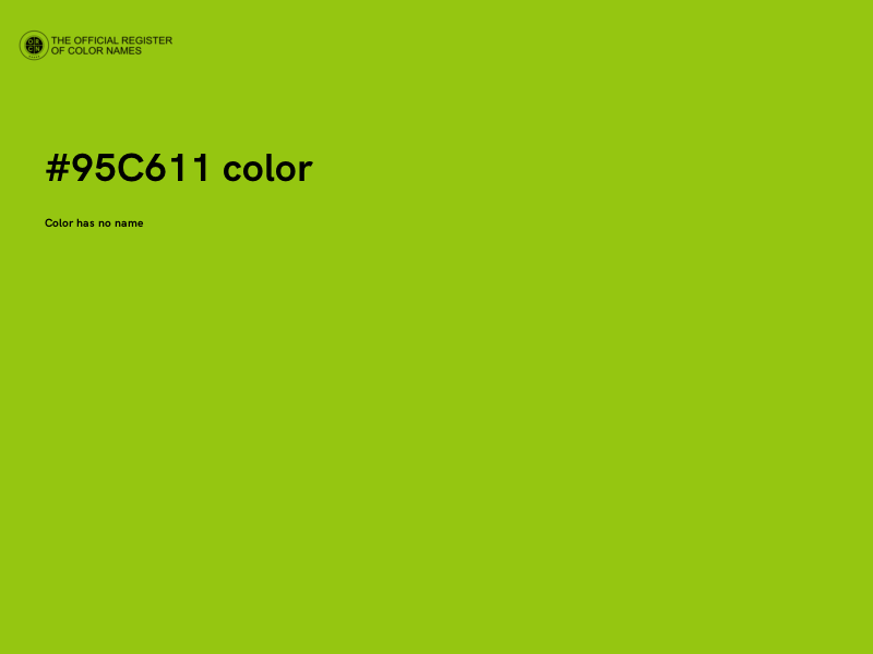 #95C611 color image