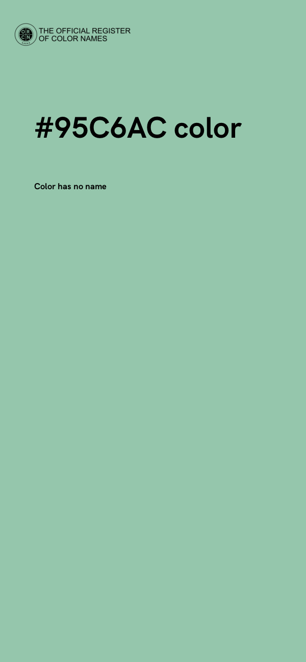 #95C6AC color image