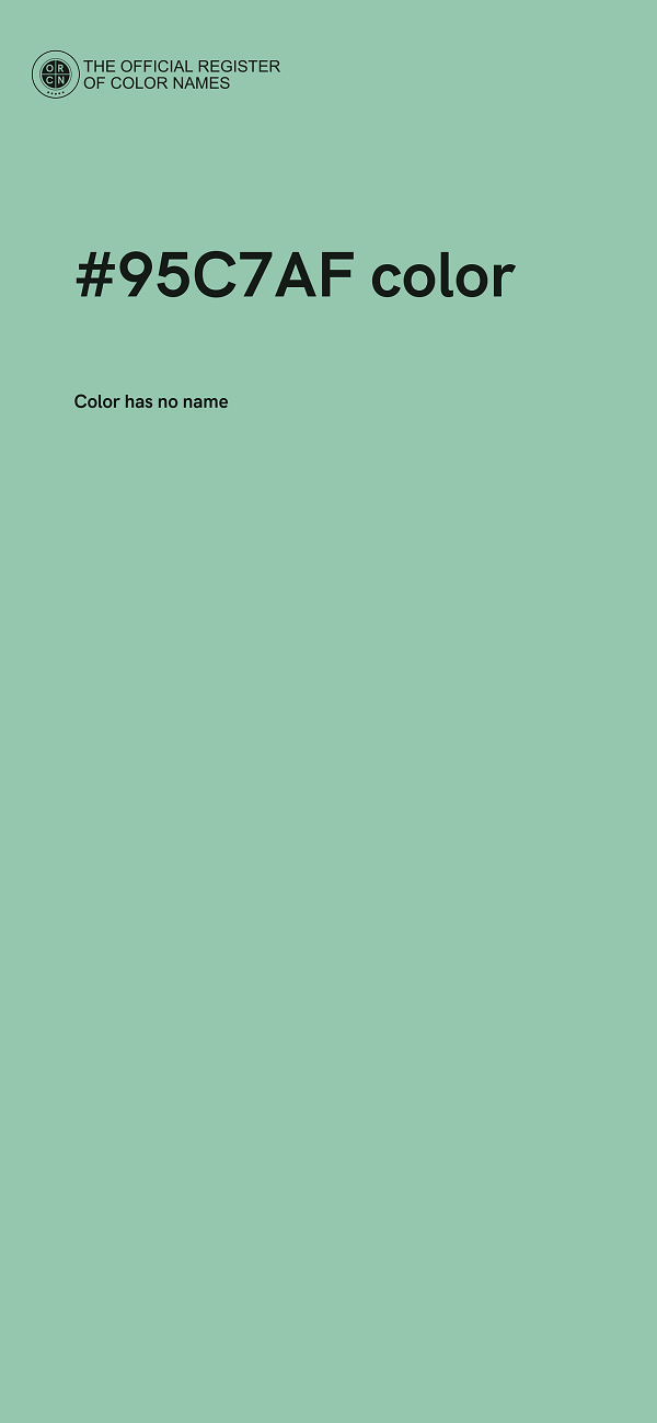#95C7AF color image