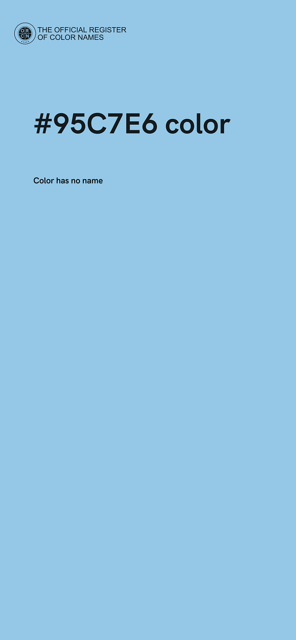 #95C7E6 color image