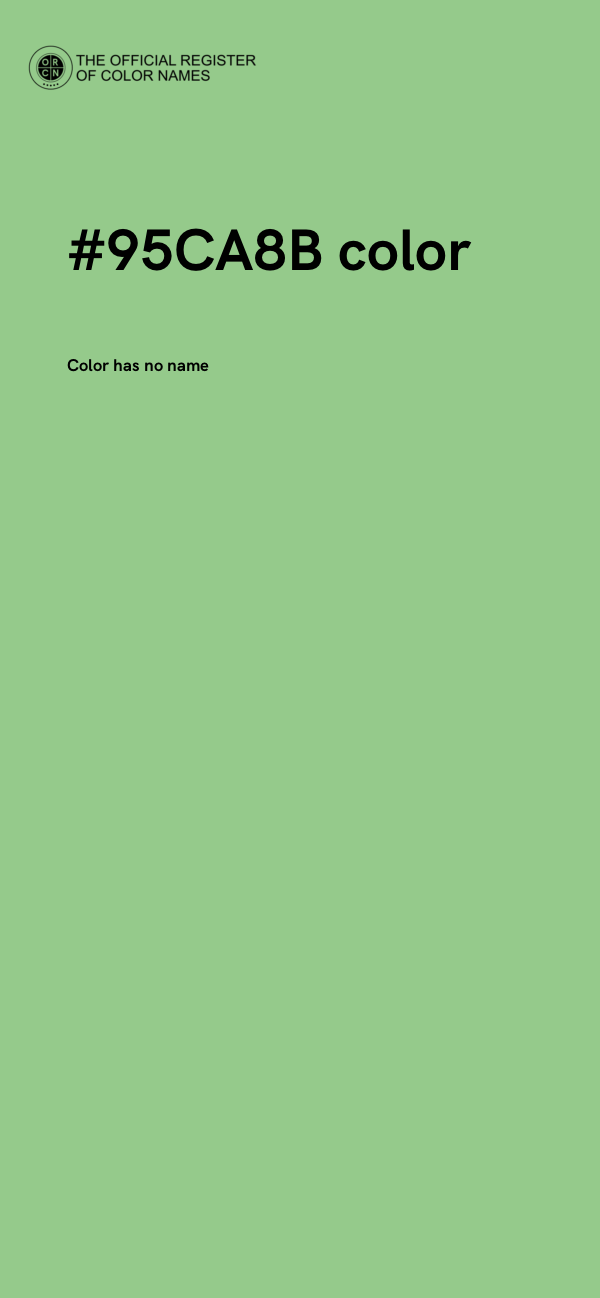 #95CA8B color image