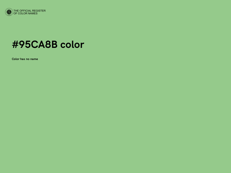 #95CA8B color image