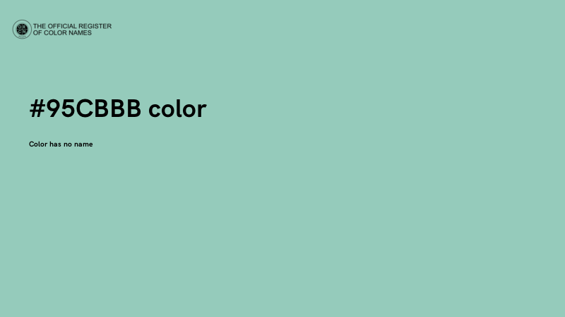 #95CBBB color image