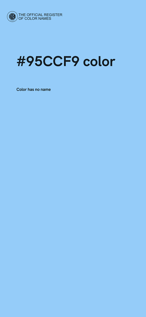 #95CCF9 color image