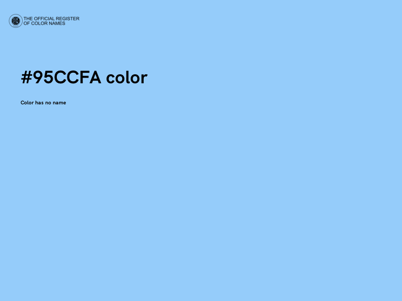 #95CCFA color image
