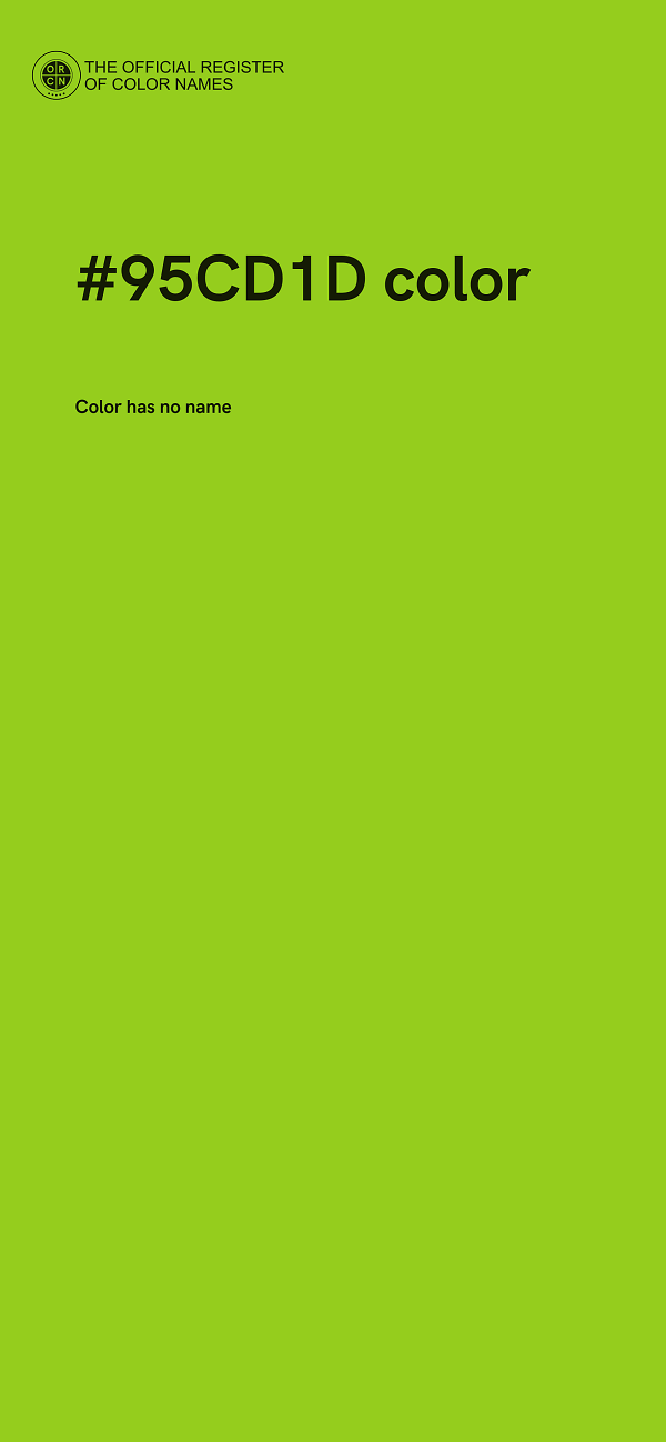 #95CD1D color image