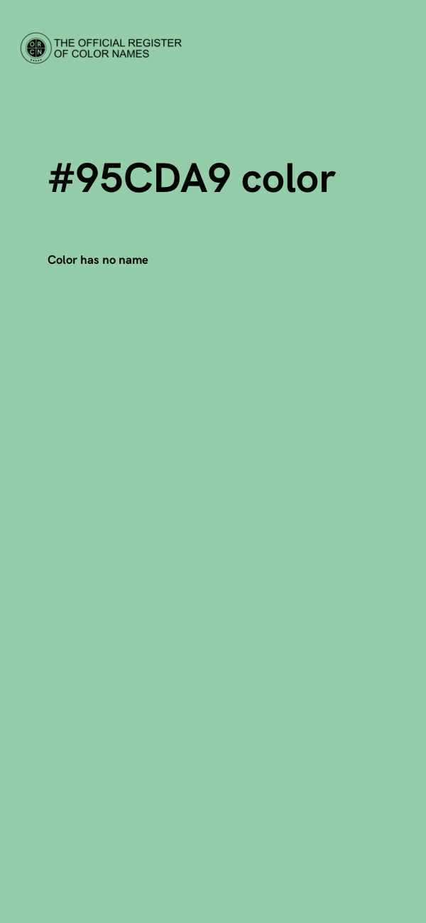 #95CDA9 color image