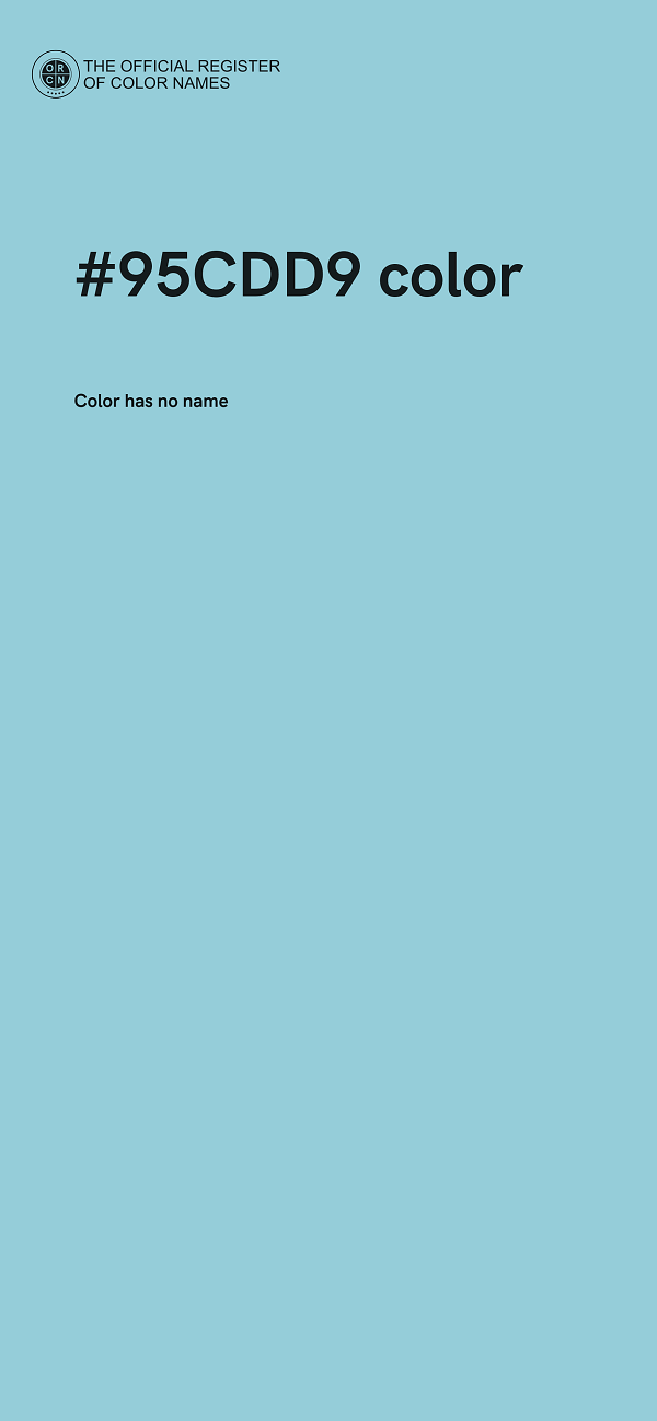 #95CDD9 color image