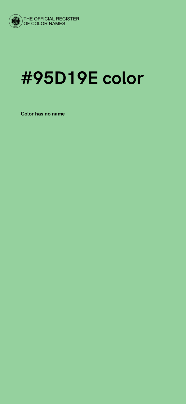 #95D19E color image