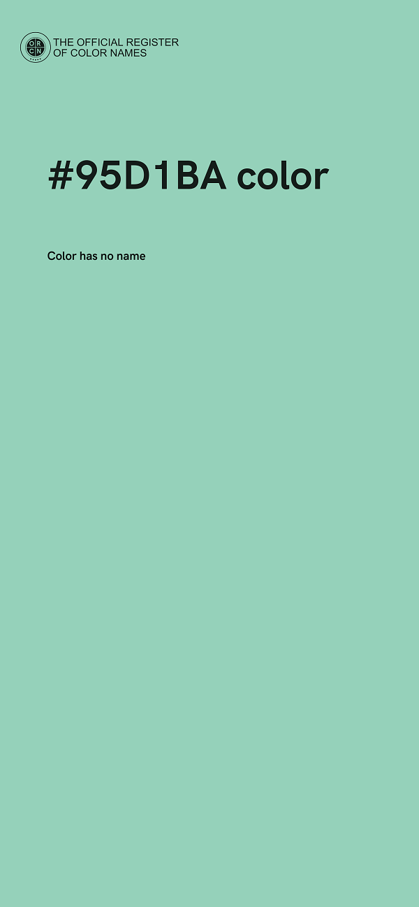 #95D1BA color image