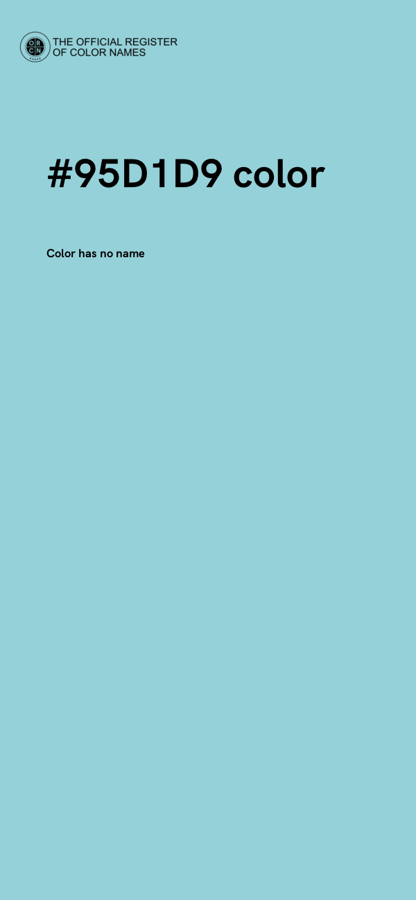 #95D1D9 color image