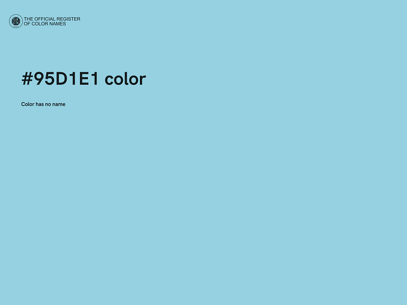 #95D1E1 color image