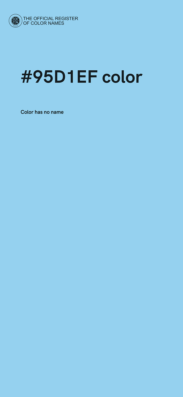 #95D1EF color image