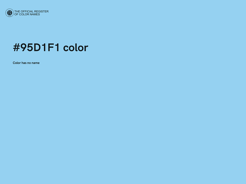 #95D1F1 color image