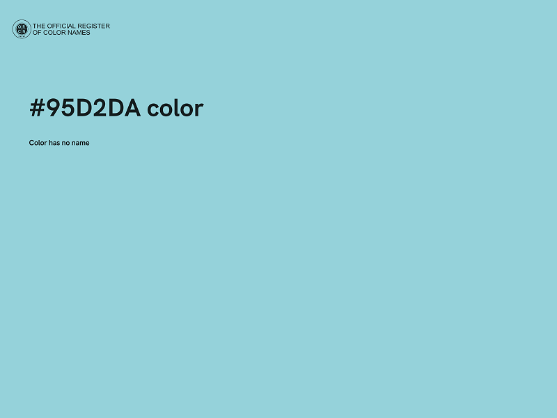 #95D2DA color image