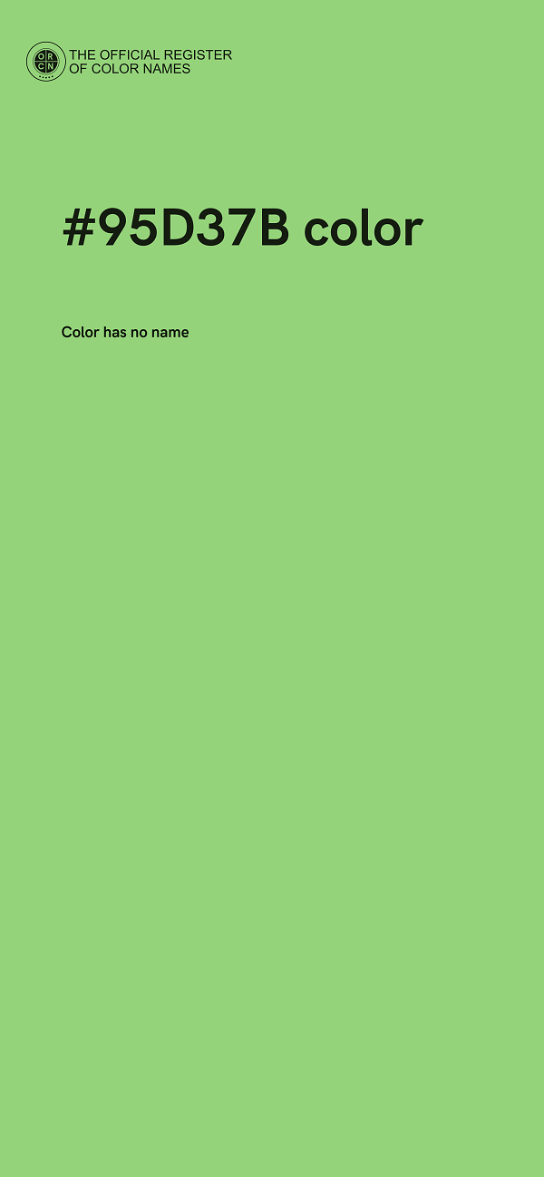 #95D37B color image
