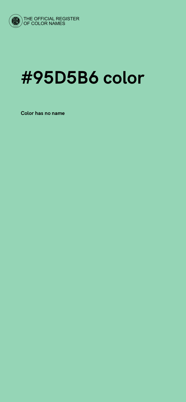 #95D5B6 color image