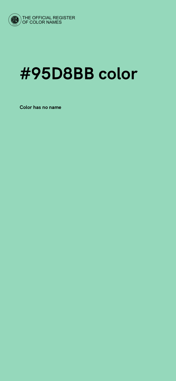 #95D8BB color image