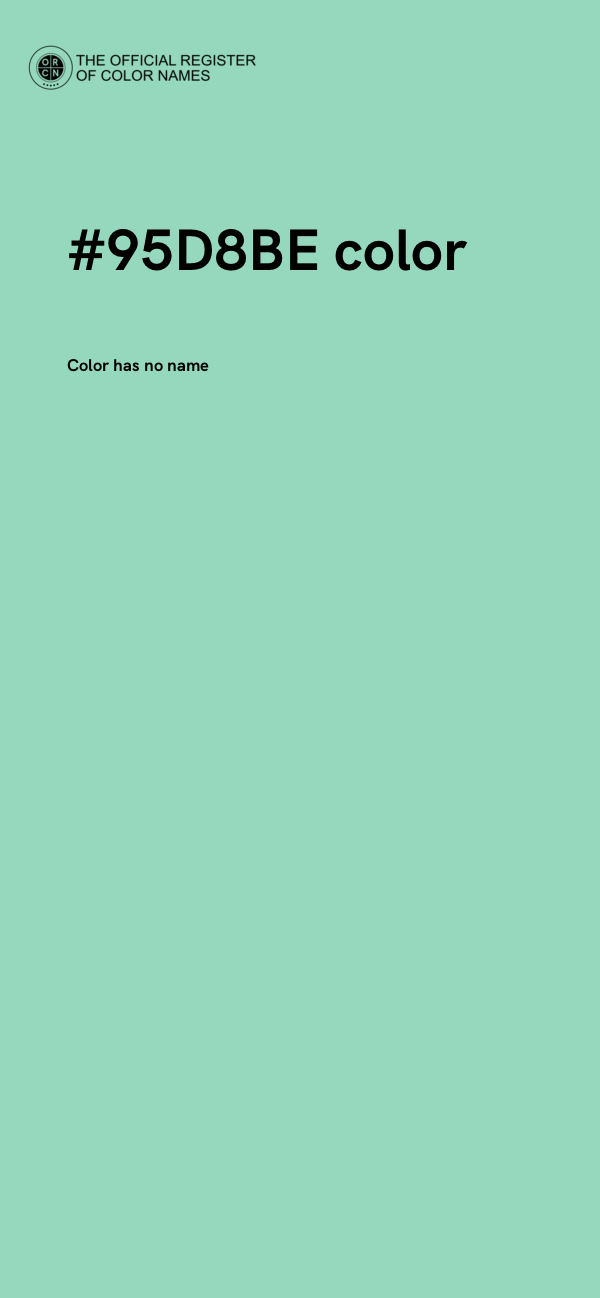 #95D8BE color image
