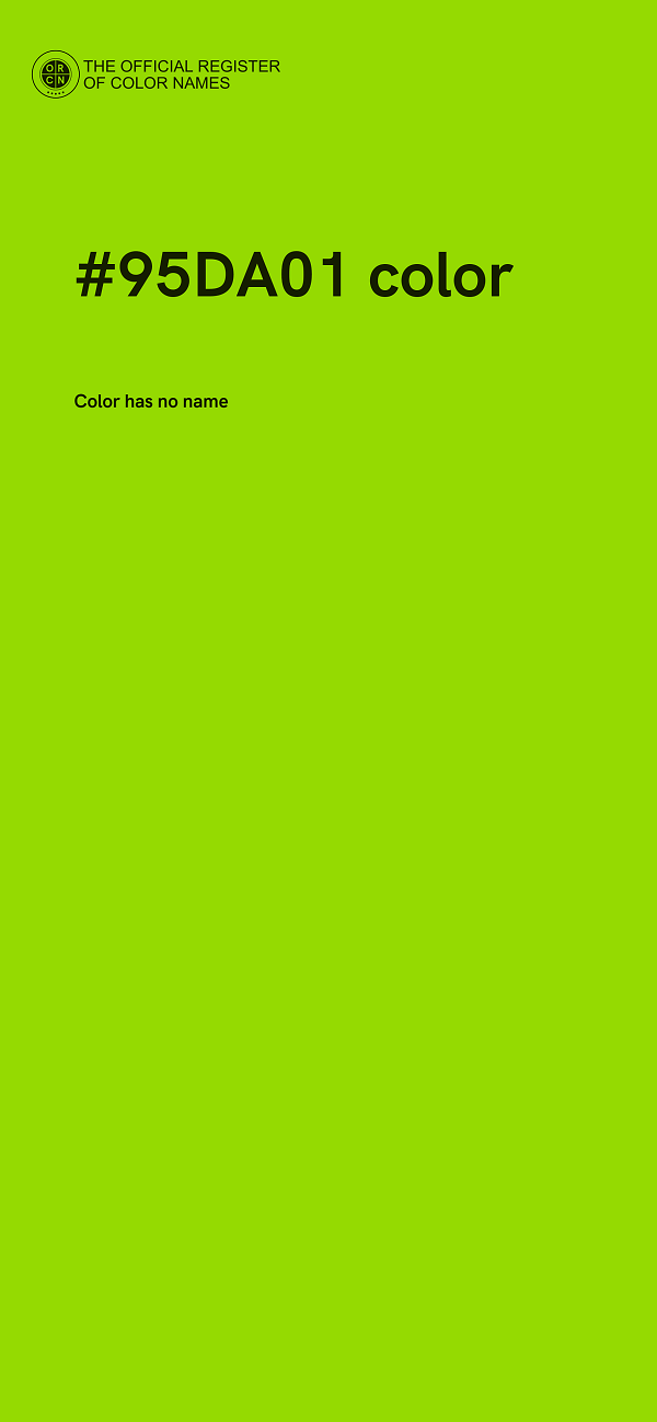 #95DA01 color image