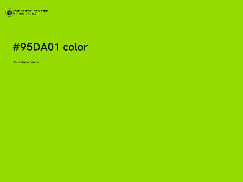 #95DA01 color image