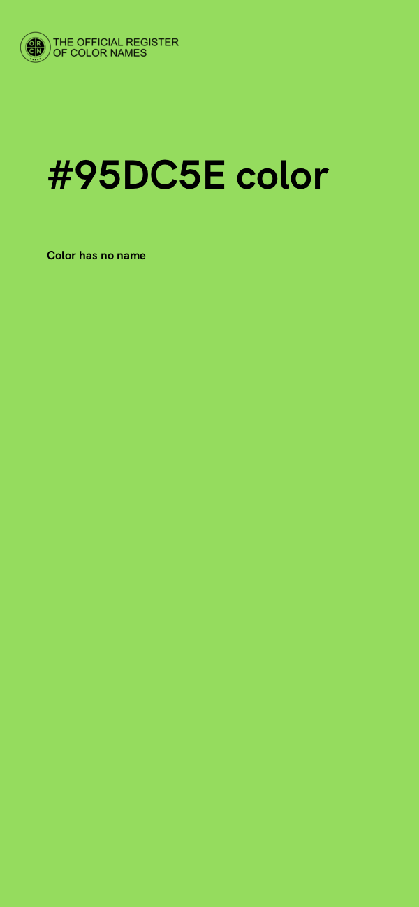 #95DC5E color image