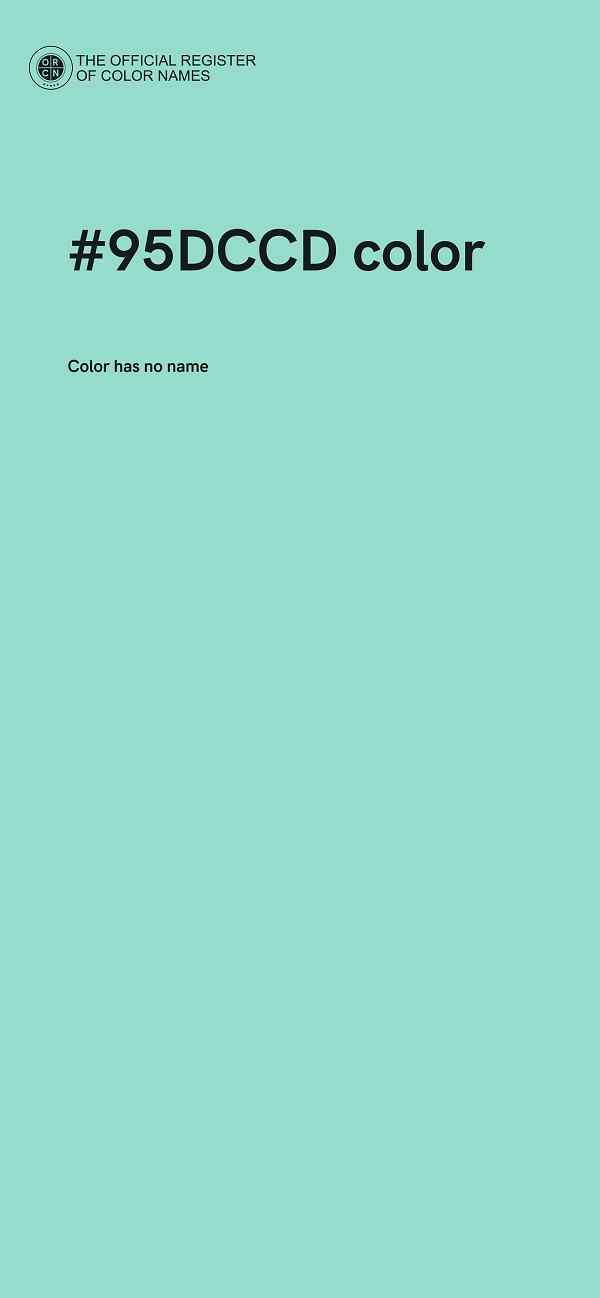 #95DCCD color image