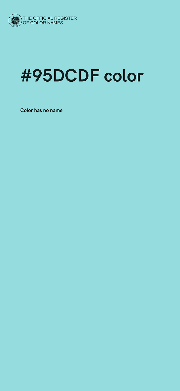 #95DCDF color image