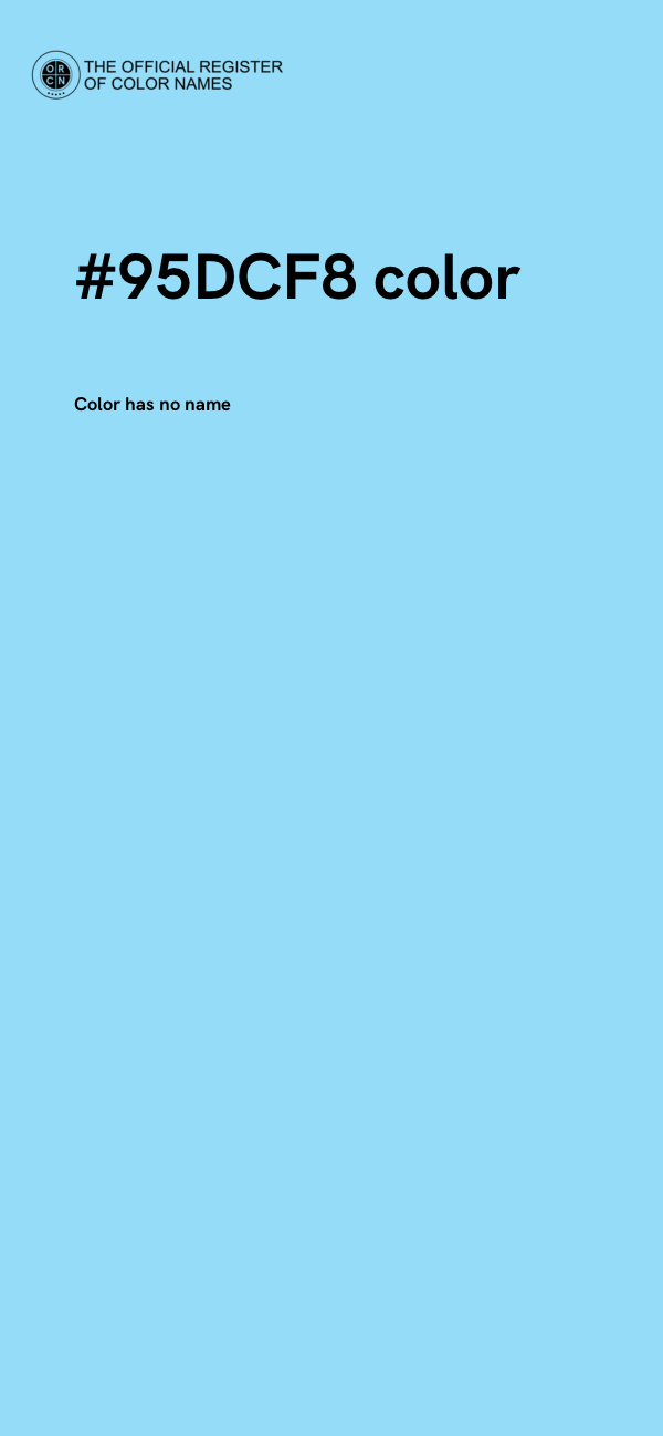 #95DCF8 color image