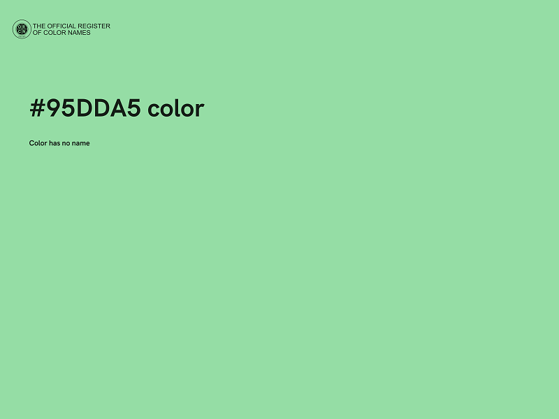 #95DDA5 color image