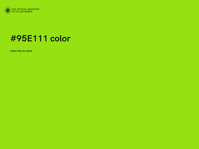 #95E111 color image