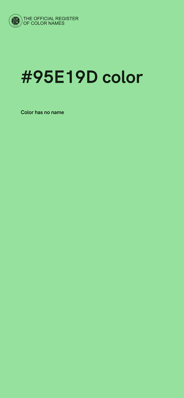 #95E19D color image