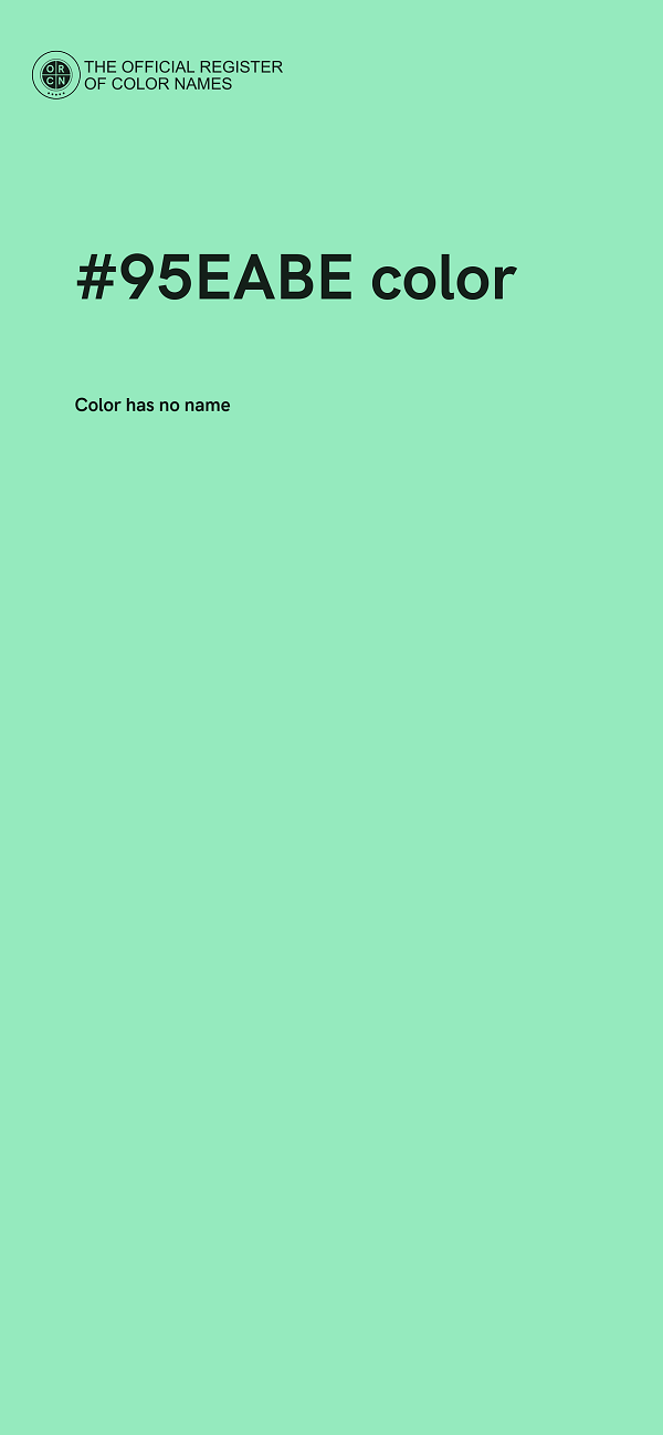 #95EABE color image