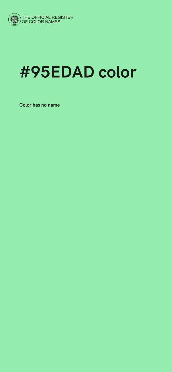 #95EDAD color image