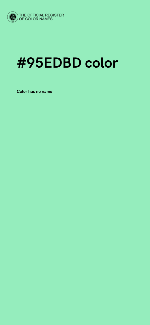 #95EDBD color image