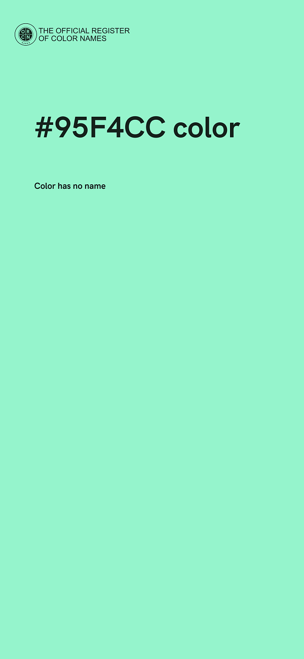 #95F4CC color image