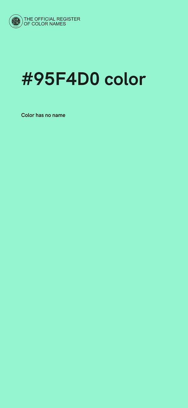 #95F4D0 color image