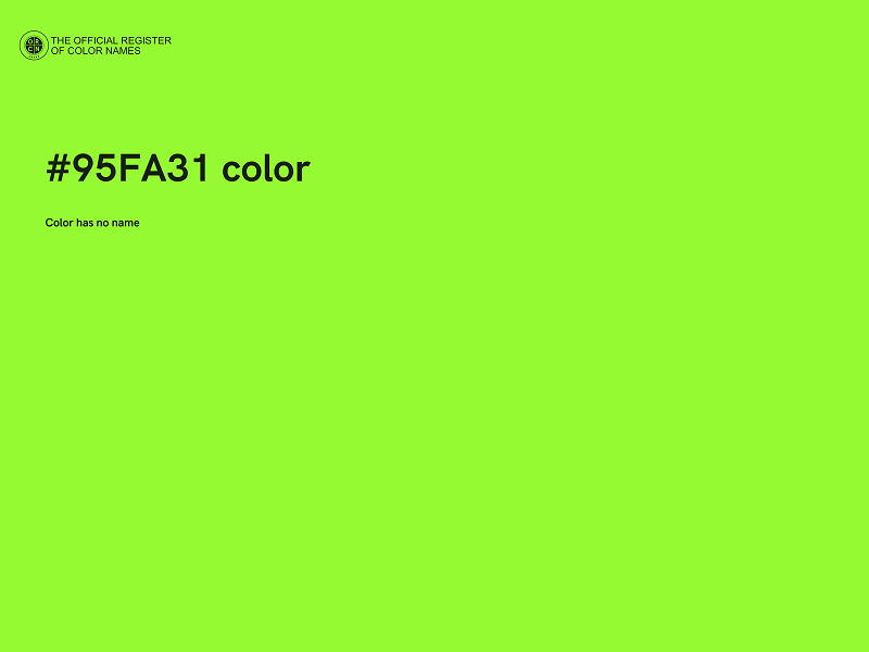 #95FA31 color image