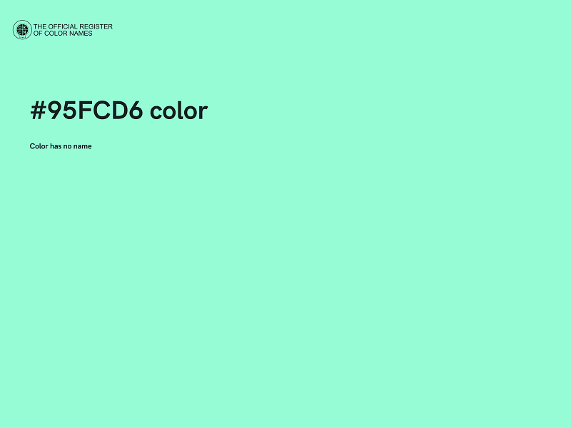 #95FCD6 color image