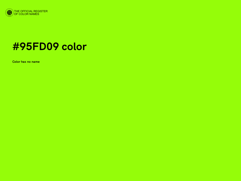 #95FD09 color image
