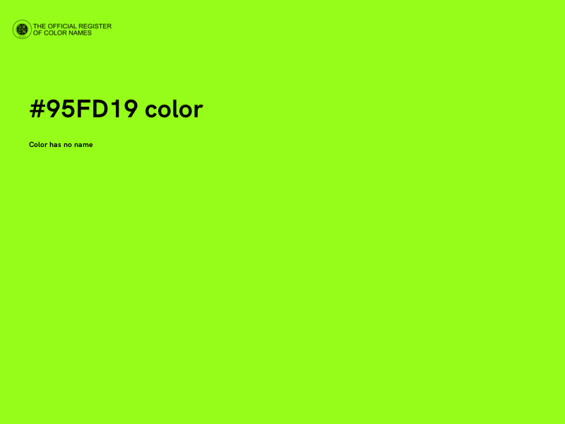 #95FD19 color image