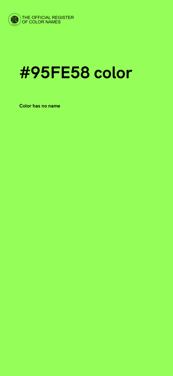 #95FE58 color image