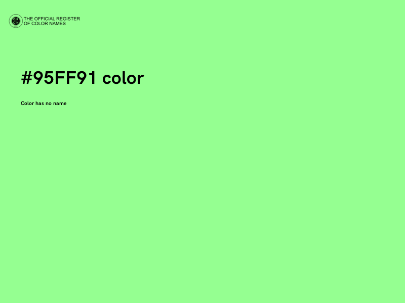 #95FF91 color image