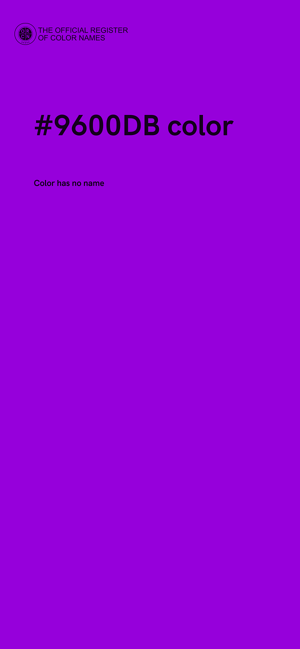 #9600DB color image